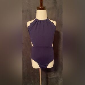 Old Navy Girl’s Size M (8) One-Piece Navy Blue Bathing Suit